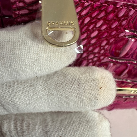 Pink Potion Brahmin Crossbody Purse Holographic & Irridecent Beauty - Picture 9 of 15